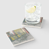 USA, Mississippi, Kolumbus Steinuntersetzer (Seitenansicht)