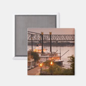 USA, Mississippi, Natchez. Natchez Magnet (Vorderseite/Rückseite)