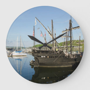 USA, Mississippi, Tennessee-Tombigbee-Wasserstraße Große Wanduhr