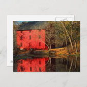 USA, Missouri, Alley Mill bei Alley Spring Ozark Postkarte (Vorne/Hinten)