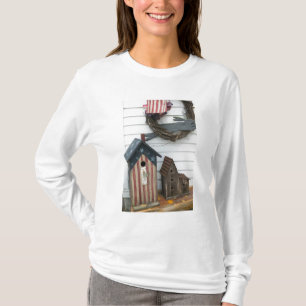 USA, Missouri, Herman: Patriotische Vogelnisthäuse T-Shirt