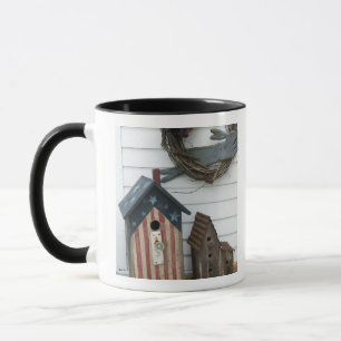 USA, Missouri, Herman: Patriotische Vogelnisthäuse Tasse