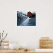 USA, Missouri, Ozark Landkreis, Rockbridge Mill. Poster (Küche)