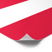 USA mit 50 Sternen Poster (Ecke)