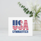 USA mit amerikanischer Flagge Gymnastik Sports (Stehend Vorderseite)