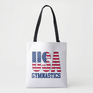 USA mit amerikanischer Flagge Gymnastik Sports Tasche