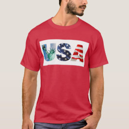 USA mit der Freiheitsstatue T-Shirt