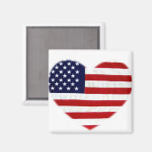 USA mit Liebe_ Magnet (Vorderseite/Rückseite)