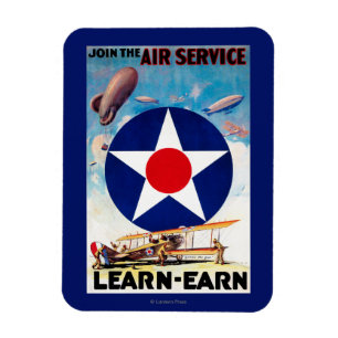 USA - Mitglied des Air Service Learn-Earn Magnet