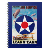 USA - Mitglied des Air Service Learn-Earn Notizblock (Vorderseite)