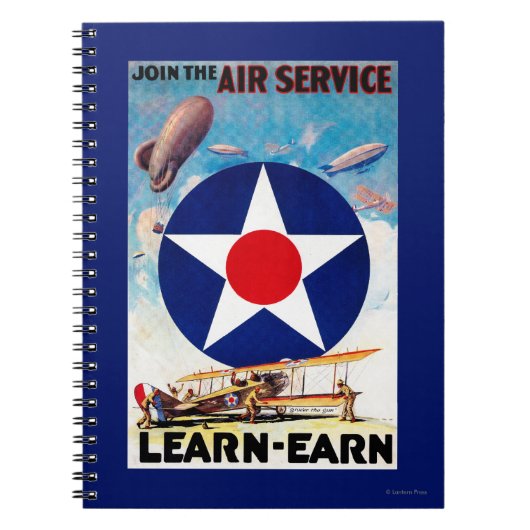 USA - Mitglied des Air Service Learn-Earn Notizblock (Vorderseite)