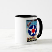 USA - Mitglied des Air Service Learn-Earn Tasse (VorderseiteRechts)