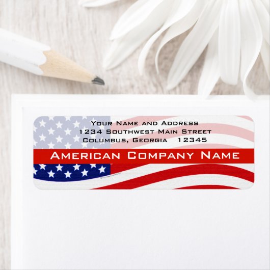 USA Modern Waving Flag (Insitu)