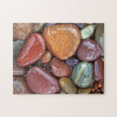 USA, Montana, Clark Fork River, Stones 2 Puzzle (Horizontal)