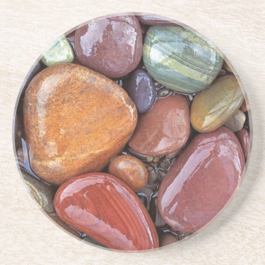 USA, Montana, Clark Fork River, Stones 2 Untersetzer (Vorne)