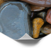 USA, Montana, Clark Fork River, Stones Poster (Ecke)