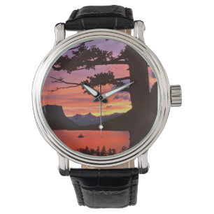 USA, Montana, Glacier National Park. Horizontal Armbanduhr