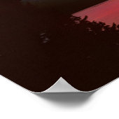 USA, Montana, Glacier National Park. Horizontal Poster (Ecke)