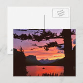 USA, Montana, Glacier National Park. Horizontal Postkarte (Vorne/Hinten)