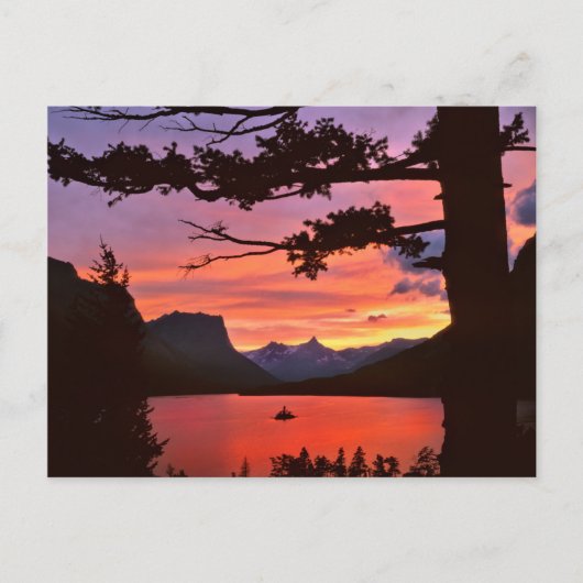 USA, Montana, Glacier National Park. Horizontal Postkarte (Vorderseite)