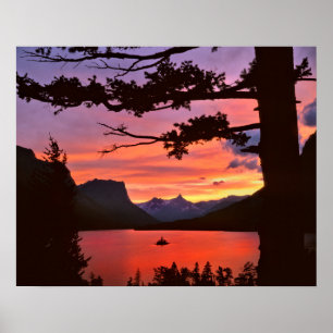 USA, Montana, Glacier National Park.Landschaft Poster
