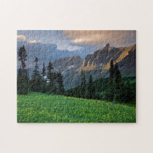 USA, Montana, Glacier National Park, Logan Pass Puzzle