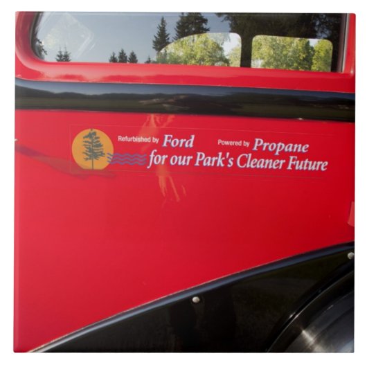 USA, Montana, Glacier National Park, Vintag Fliese (Vorderseite)