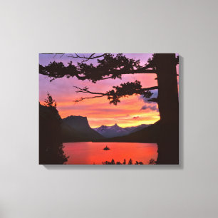 USA, Montana, Glacier-Nationalpark. Landschaft Leinwanddruck