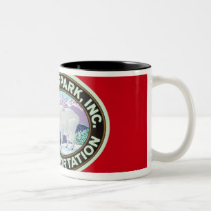 USA, Montana, Glacier-Nationalpark, Vintage 2 Zweifarbige Tasse