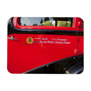USA, Montana, Glacier-Nationalpark, Vintage Magnet
