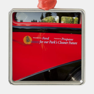USA, Montana, Glacier-Nationalpark, Vintage Ornament Aus Metall