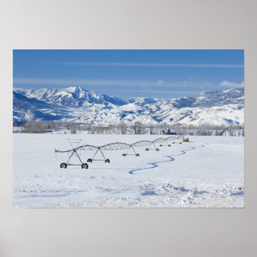 USA, MT, Farm bei Livingston Poster (Vorne)