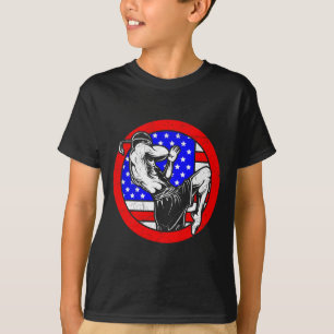 Usa Muay Thai - Thai-Boxen und Kickboxen-Geschenk T-Shirt