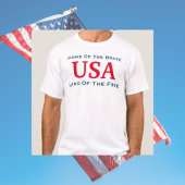 USA mutig und frei Patriotic T-Shirt