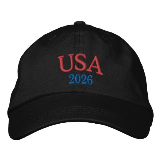 USA Mütze Bestickte Baseballkappe (Vorderseite)