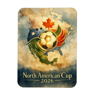 USA MX CA Fine Art Wandkunst Weltmeisterschaft Magnet