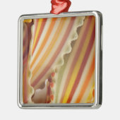  USA. Nahe Aufbereitung getrockneter Regenbogenbei Silbernes Ornament (Links)