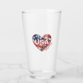 USA Name Glas (Vorderseite)