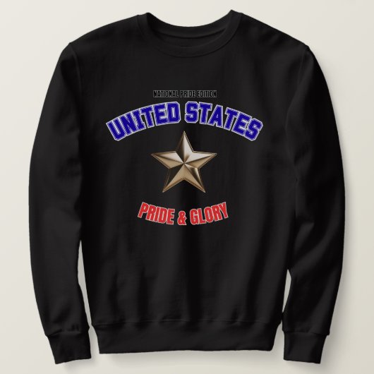 USA National Pride Edition Herren Basic Sweatshirt (Design vorne)