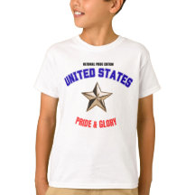 USA National Pride Edition Kinder Basic T-Shirt
