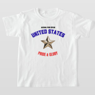 USA National Pride Edition Kinder Basic T-Shirt