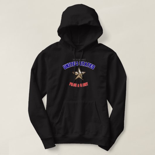 USA National Pride Edition Pullover Hoodie (Design vorne)