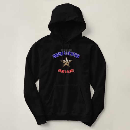 USA National Pride Edition Women's Hoodie (Design vorne)