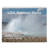 USA Nationalparks 2021 Kalender (Titelbild)