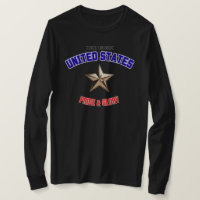 USA Nationalstolz Edition Damen Langarm