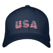 USA NB BESTICKTE BASEBALLKAPPE (Vorderseite)