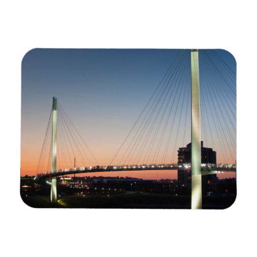 USA, Nebraska, Omaha, Bob Kerrey Fußgänger Magnet (Horizontal)