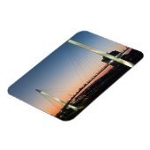 USA, Nebraska, Omaha, Bob Kerrey Fußgänger Magnet (Linke Seite)