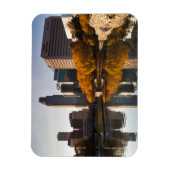 USA, Nebraska, Omaha, Gene Leahy Mall, Skyline Magnet (Vertikal)