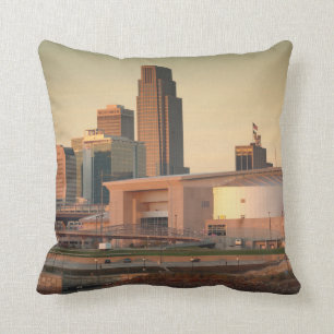 USA, Nebraska, Omaha, Skyline Kissen